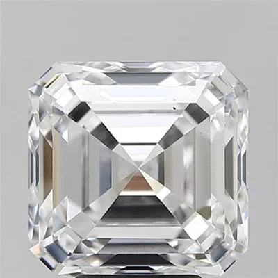 6.04ct E VS2 Very Good Cut Asscher Lab Grown Diamond