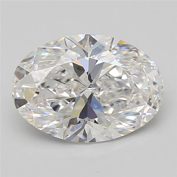 3.05ct E VVS1 Rare Carat Ideal Cut Oval Lab Grown Diamond