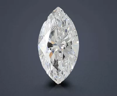 3.06ct D VVS2 Rare Carat Ideal Cut Marquise Lab Grown Diamond