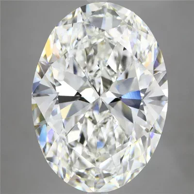 12.09ct F VVS2 Rare Carat Ideal Cut Oval Lab Grown Diamond
