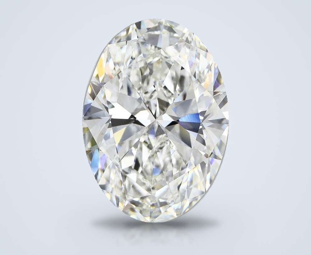 12.09ct F VVS2 Rare Carat Ideal Cut Oval Lab Grown Diamond