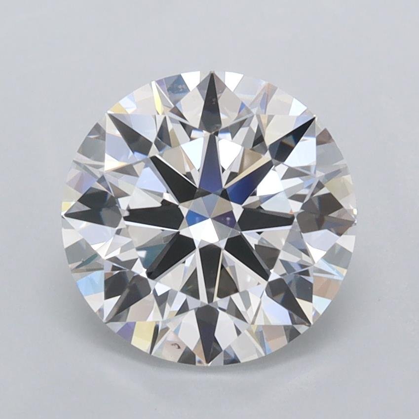 1.97ct D FL Rare Carat Ideal Cut Round Lab Grown Diamond