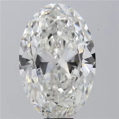 15.08ct F VVS2 Rare Carat Ideal Cut Oval Lab Grown Diamond