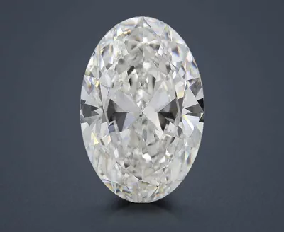 15.08ct F VVS2 Rare Carat Ideal Cut Oval Lab Grown Diamond