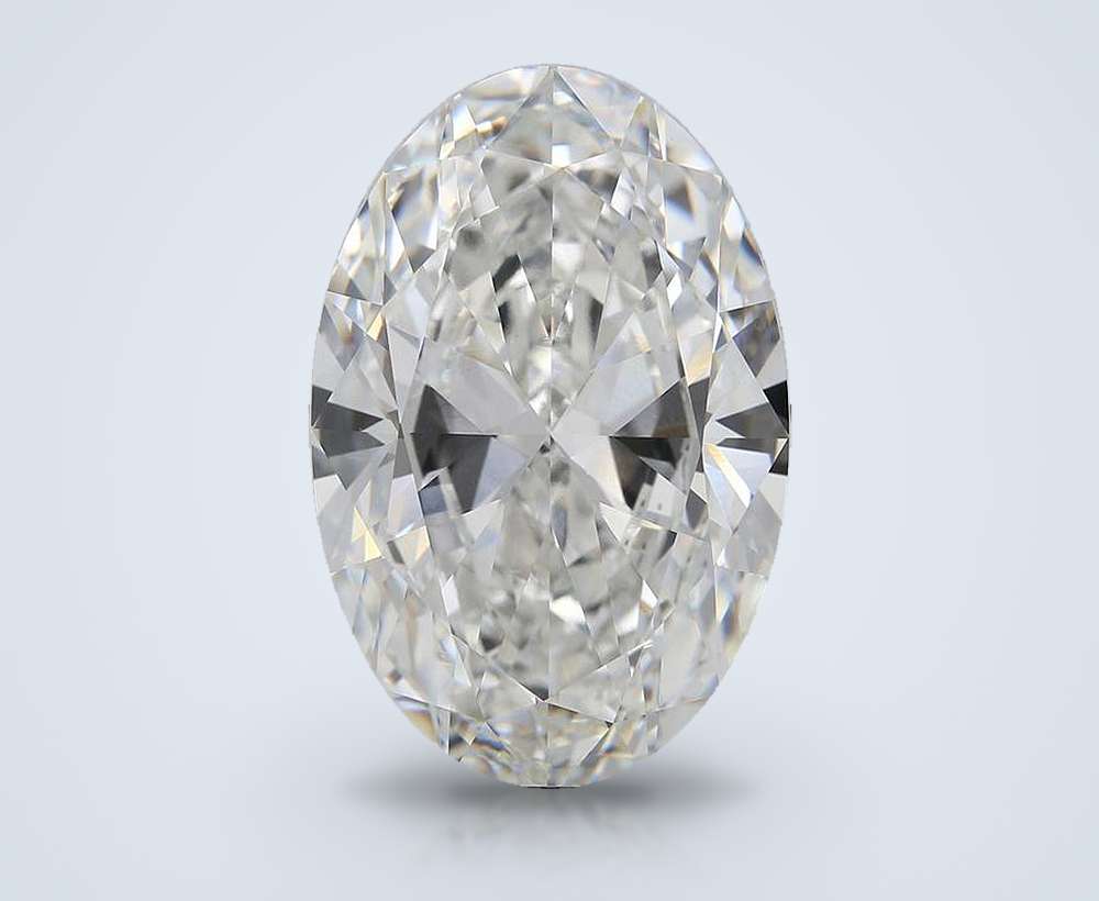 15.08ct F VVS2 Rare Carat Ideal Cut Oval Lab Grown Diamond