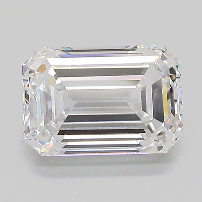 2.03ct D VS1 Excellent Cut Emerald Lab Grown Diamond