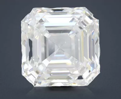 2.08ct D VVS1 Rare Carat Ideal Cut Asscher Lab Grown Diamond