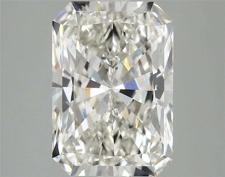 3.06ct H VS2 Rare Carat Ideal Cut Radiant Lab Grown Diamond