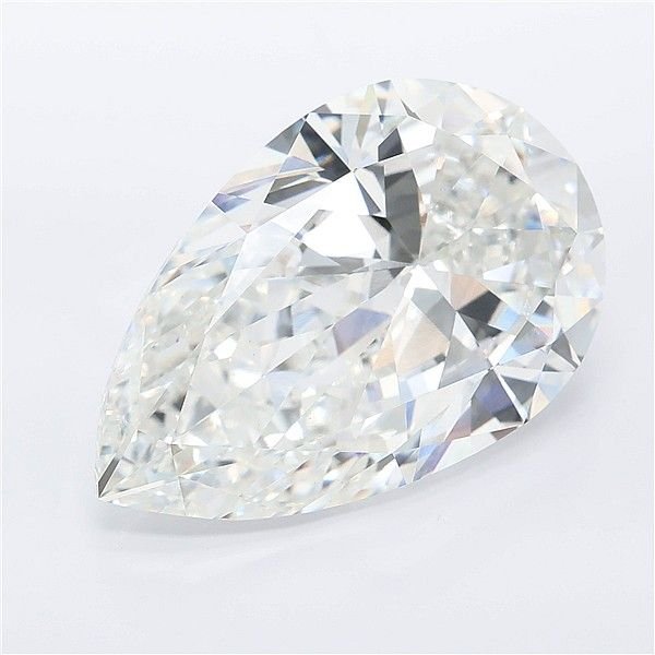 14.02ct F VS1 Rare Carat Ideal Cut Pear Lab Grown Diamond