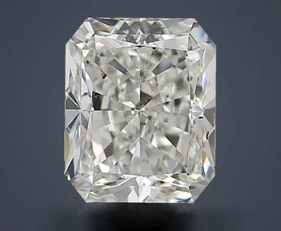 3.62ct I SI1 Rare Carat Ideal Cut Radiant Diamond
