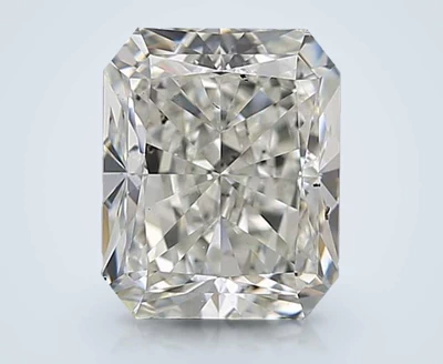 3.62ct I SI1 Rare Carat Ideal Cut Radiant Diamond