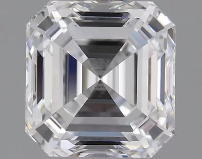 1.51ct D VS1 Rare Carat Ideal Cut Asscher Lab Grown Diamond