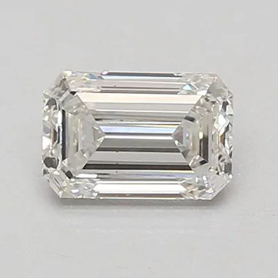 0.91ct F VS2 Rare Carat Ideal Cut Emerald Lab Grown Diamond