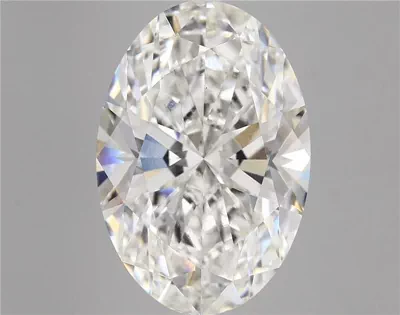 15.21ct F VVS2 Rare Carat Ideal Cut Oval Lab Grown Diamond