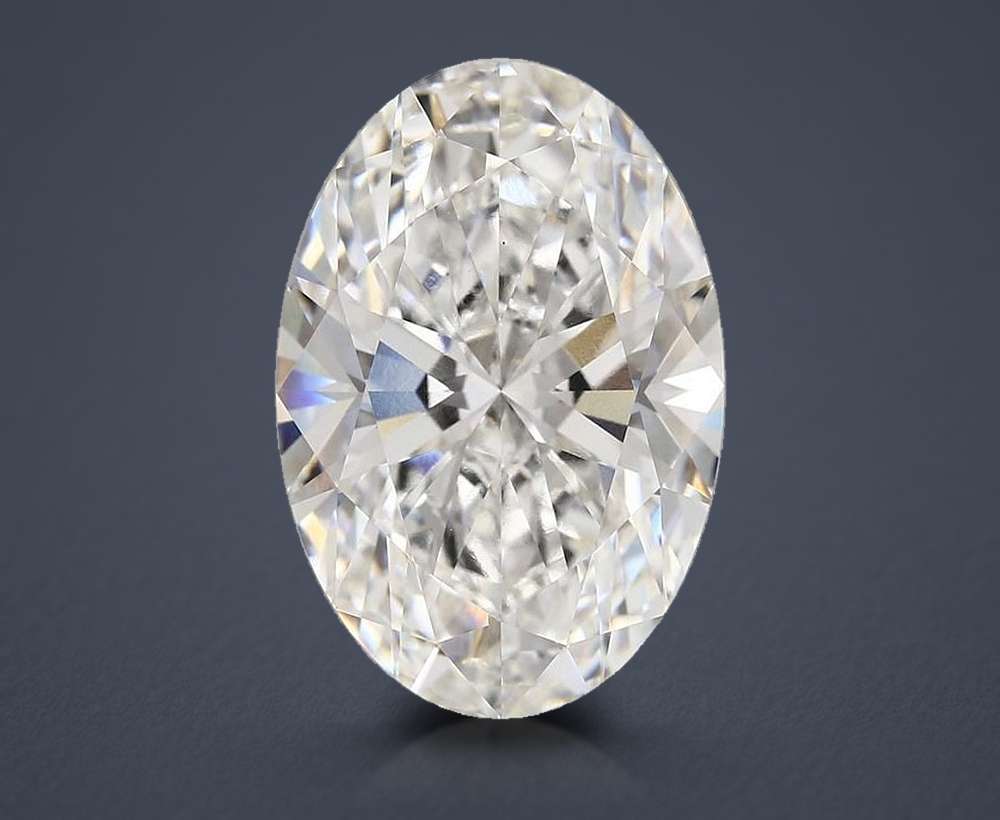 15.21ct F VVS2 Rare Carat Ideal Cut Oval Lab Grown Diamond