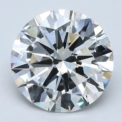 3.03ct J SI2 Very Good Cut Round Diamond