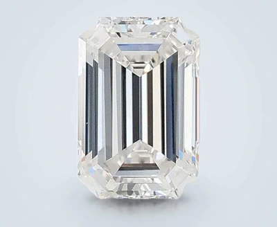 1.09ct F VVS2 Rare Carat Ideal Cut Emerald Lab Grown Diamond