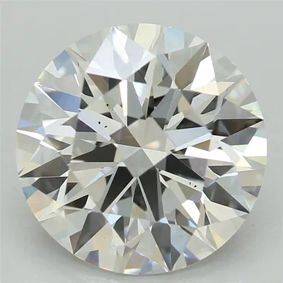 3.02ct F VS2 Rare Carat Ideal Cut Round Lab Grown Diamond