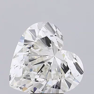 6.02ct F VS1 Rare Carat Ideal Cut Heart Lab Grown Diamond