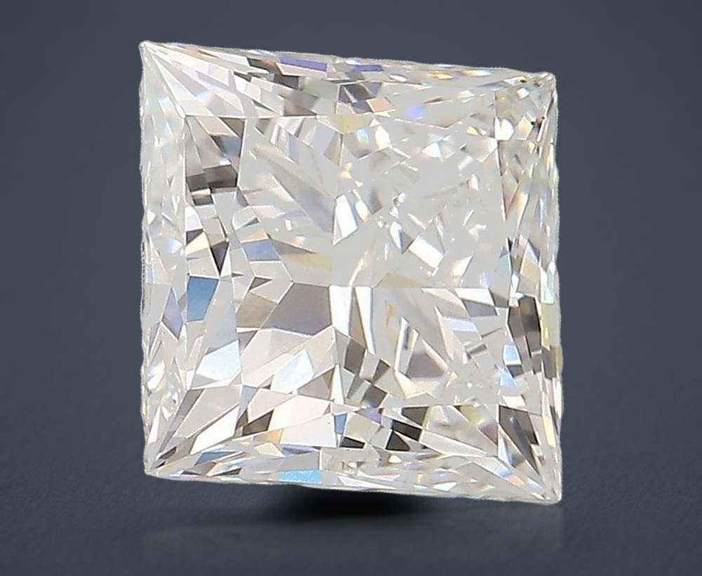 3.52ct E VS2 Rare Carat Ideal Cut Princess Lab Grown Diamond