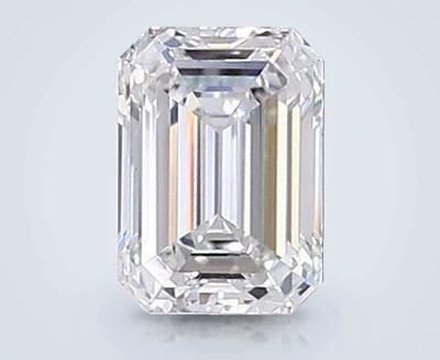1.10ct E VS2 Rare Carat Ideal Cut Emerald Lab Grown Diamond