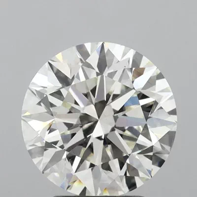 3.02ct I VS1 Very Good Cut Round Lab Grown Diamond