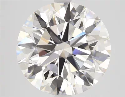 3.54ct H IF Rare Carat Ideal Cut Round Diamond