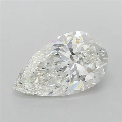 6.02ct G VVS2 Rare Carat Ideal Cut Pear Lab Grown Diamond