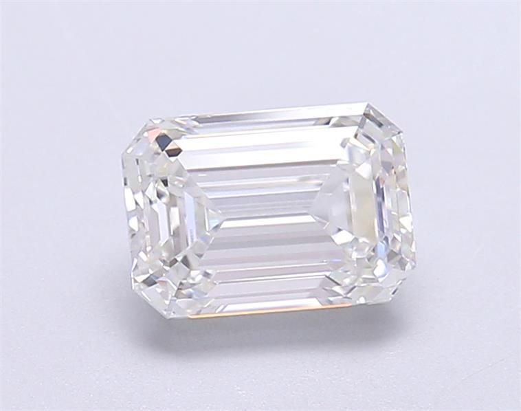 1.54ct F VS1 Rare Carat Ideal Cut Emerald Lab Grown Diamond