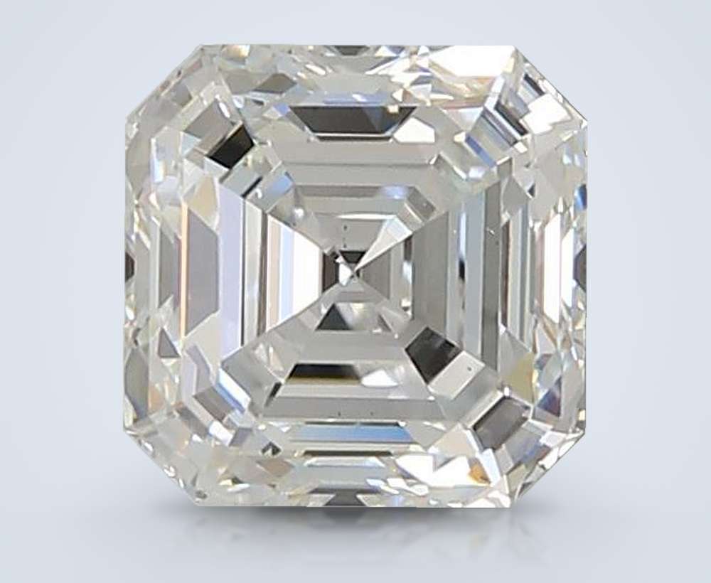 2.04ct E VS1 Rare Carat Ideal Cut Asscher Lab Grown Diamond