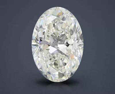 5.02ct J SI2 Rare Carat Ideal Cut Oval Diamond