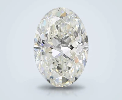 5.02ct J SI2 Rare Carat Ideal Cut Oval Diamond