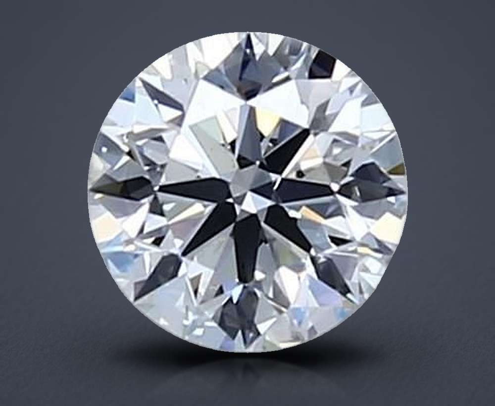 0.59ct F IF Rare Carat Ideal Cut Round Diamond
