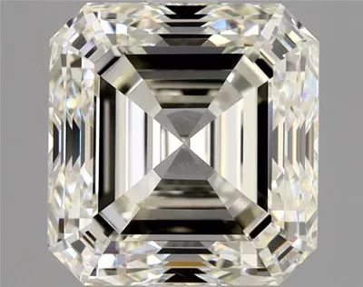 3.01ct K VVS2 Very Good Cut Asscher Diamond