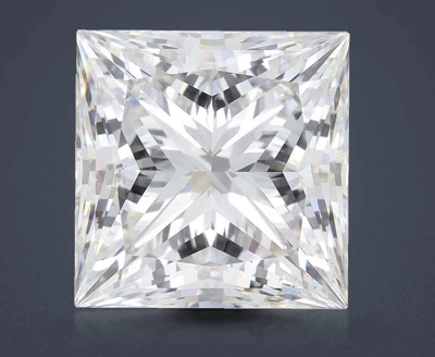 8.08ct F VS1 Rare Carat Ideal Cut Princess Lab Grown Diamond