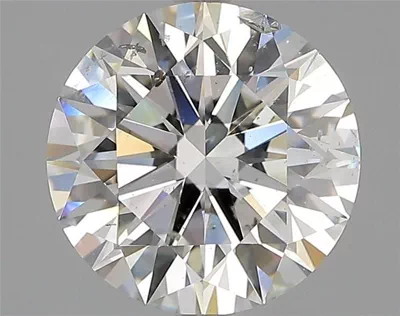 2.53ct I SI2 Rare Carat Ideal Cut Round Diamond