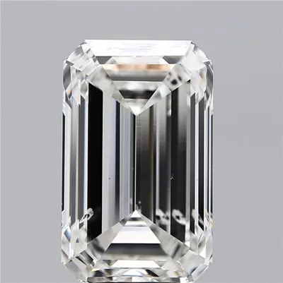 7.00ct G SI1 Excellent Cut Emerald Lab Grown Diamond