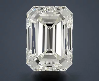 7.01ct I VVS1 Rare Carat Ideal Cut Emerald Diamond