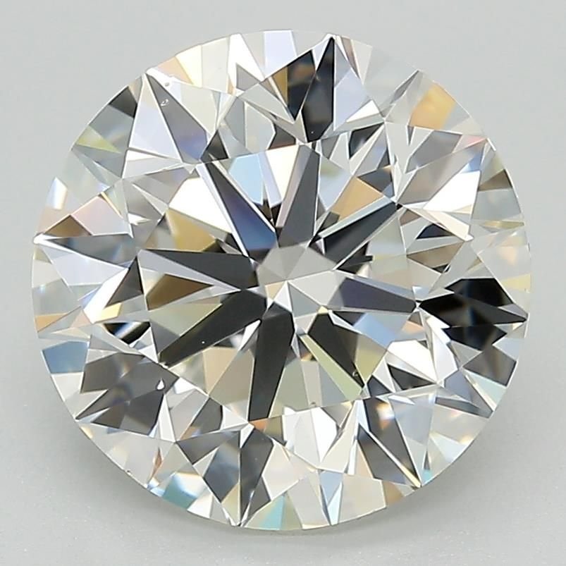 4.01ct H VS1 Excellent Cut Round Lab Grown Diamond
