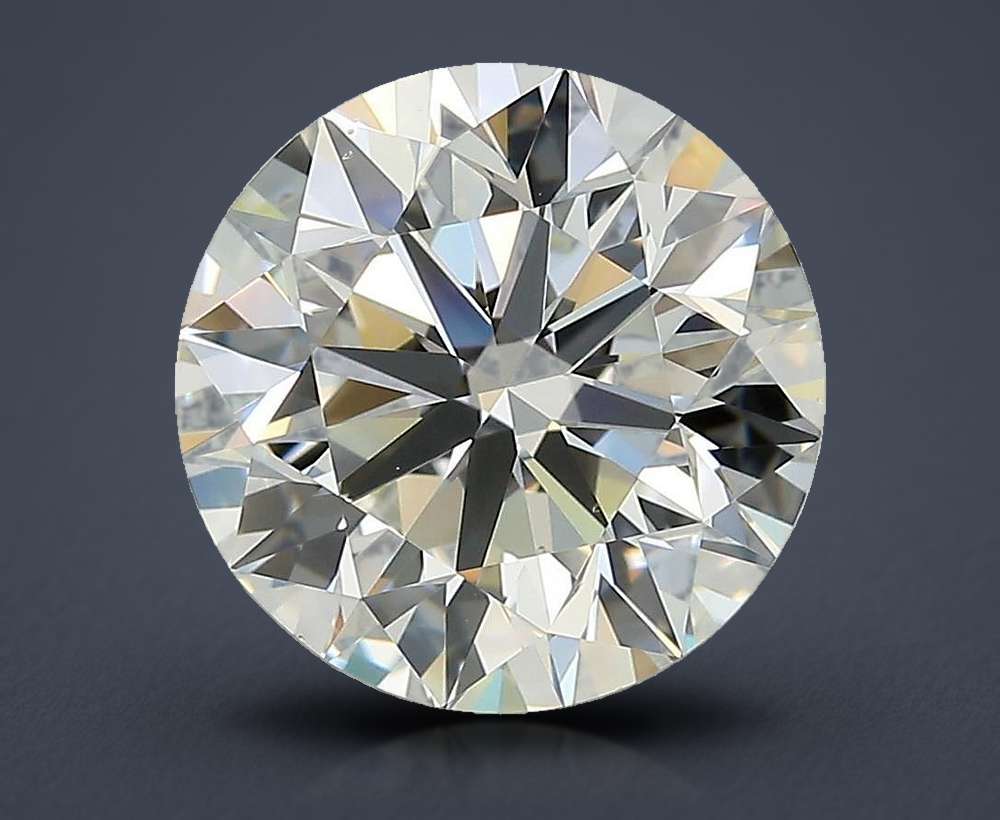 4.01ct H VS1 Excellent Cut Round Lab Grown Diamond