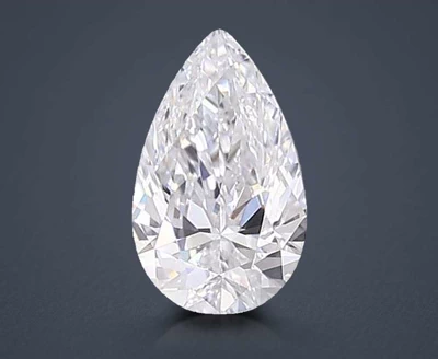 0.90ct E VVS2 Rare Carat Ideal Cut Pear Lab Grown Diamond