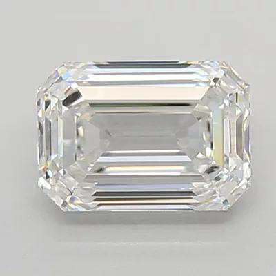 2.03ct E VVS2 Rare Carat Ideal Cut Emerald Lab Grown Diamond
