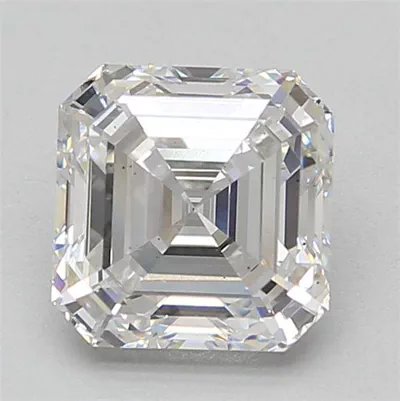 3.07ct E VS1 Rare Carat Ideal Cut Asscher Lab Grown Diamond