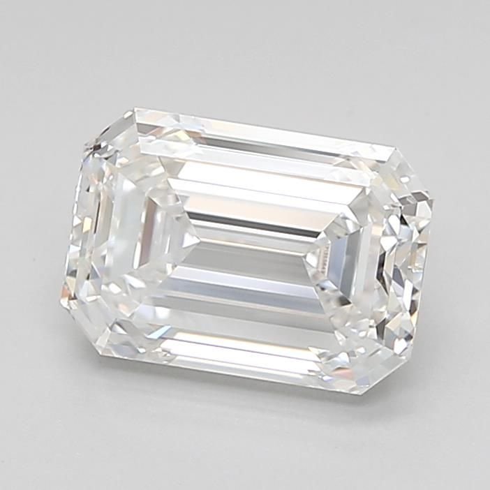 2.30ct E VVS2 Excellent Cut Emerald Lab Grown Diamond