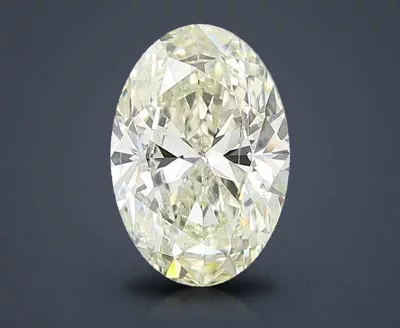 3.01ct K SI1 Rare Carat Ideal Cut Oval Diamond