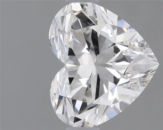 0.74ct I VVS2 Rare Carat Ideal Cut Heart Diamond