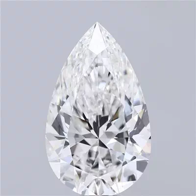 12.06ct F VS1 Rare Carat Ideal Cut Pear Lab Grown Diamond