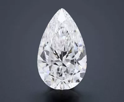 12.06ct F VS1 Rare Carat Ideal Cut Pear Lab Grown Diamond