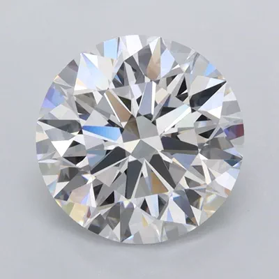2.42ct D FL Rare Carat Ideal Cut Round Lab Grown Diamond