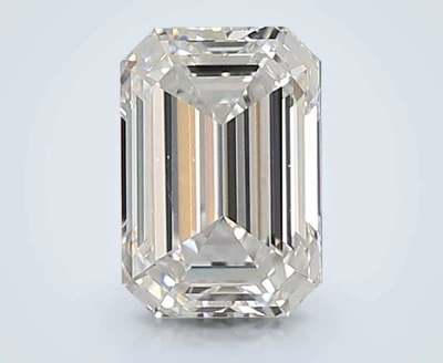1.37ct E VVS2 Rare Carat Ideal Cut Emerald Lab Grown Diamond